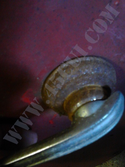 Remove inner door handle and window crank